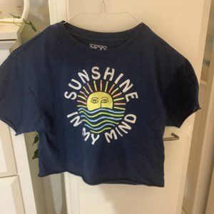 Sunshine In My Mind Cropped Tee